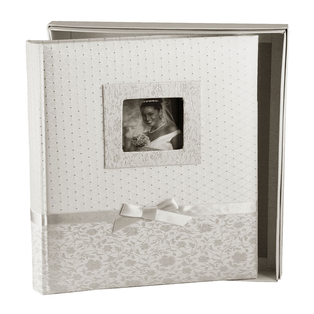 

Фотоальбом Аналог 32*34 KC-50XL/BG SILVIA K1175 100 burgundy pages BOX