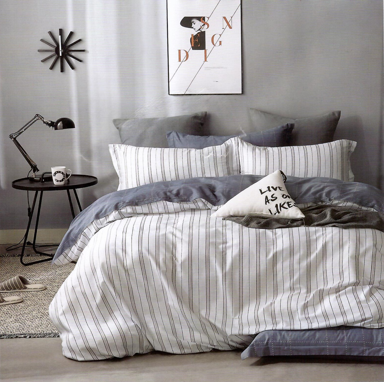 

Постельное Белье Soavita №1292, Сатин арт. 103175 (Евроразмер)