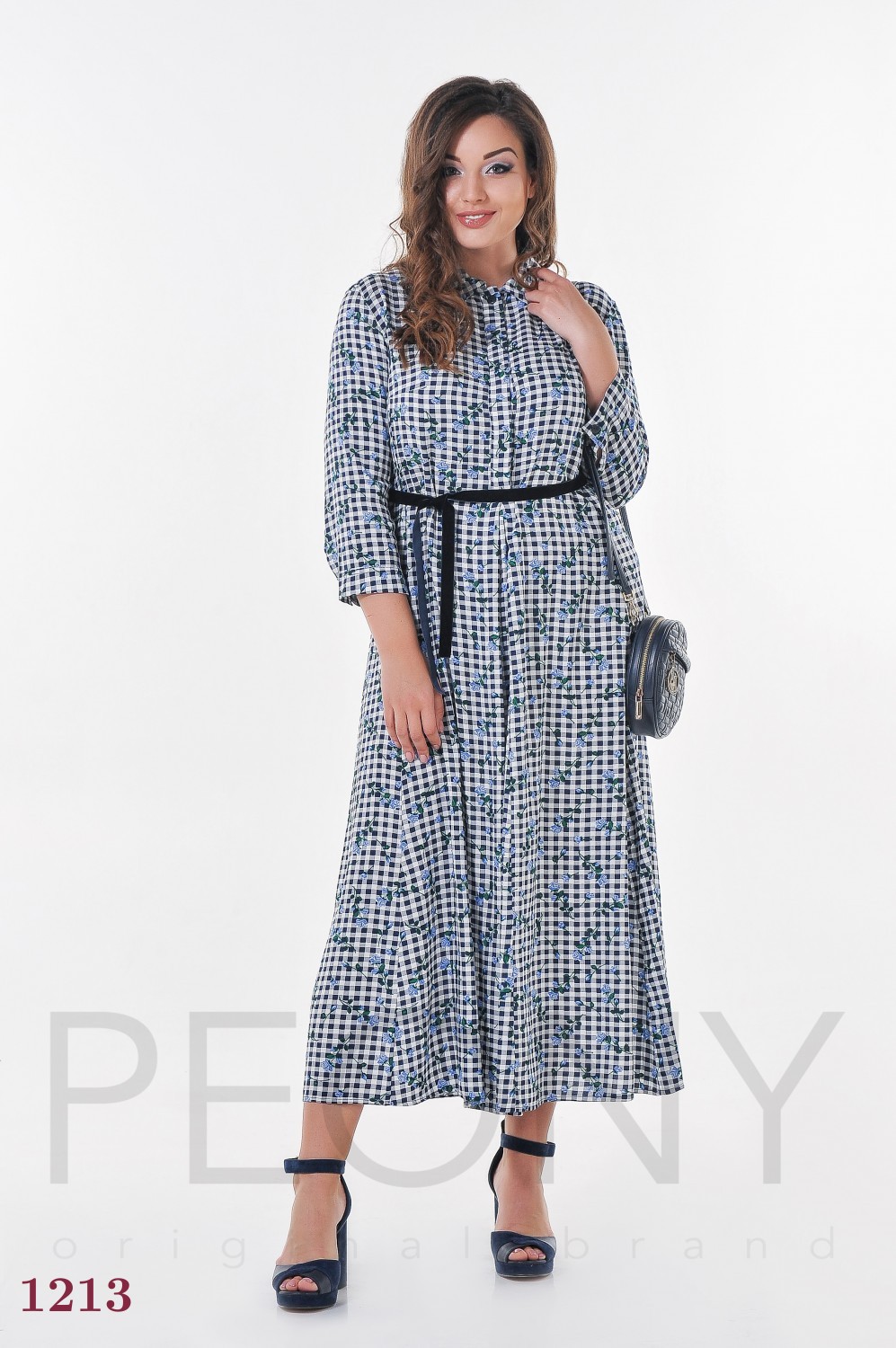 

Платье PEONY Нара 48 голубой
