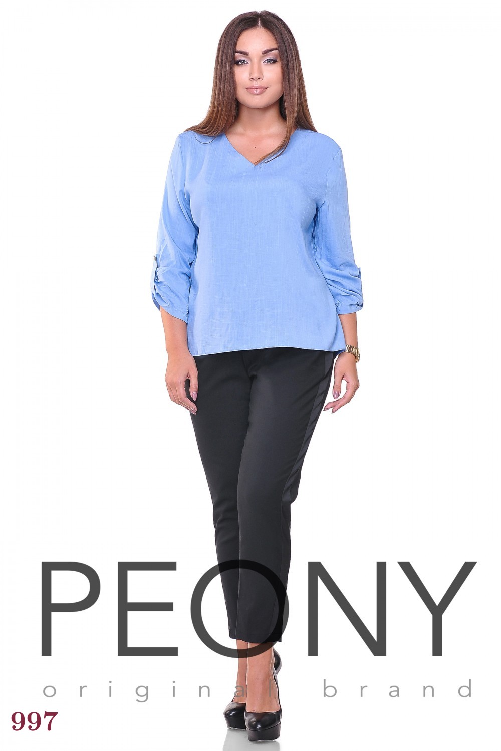 

Блузка PEONY Кайман 48 голубой