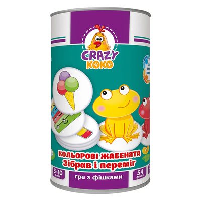 

Игра Vladi Toys Цветные лягушки в тубусе укр (VT8020-06) (10-540107)