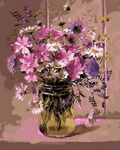 

Картина по номерам Нежный букет 40*50 MR-Q1047 Mariposa