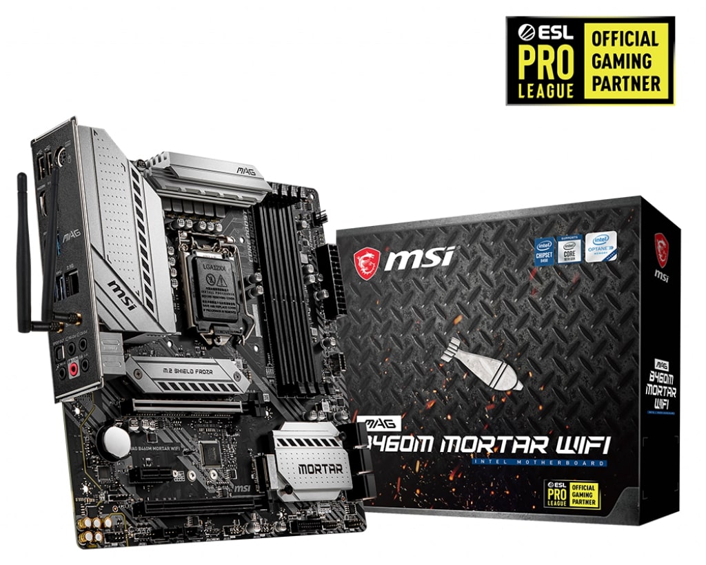 

Материнская плата MSI MAG B460M Mortar Wi-Fi Socket 1200