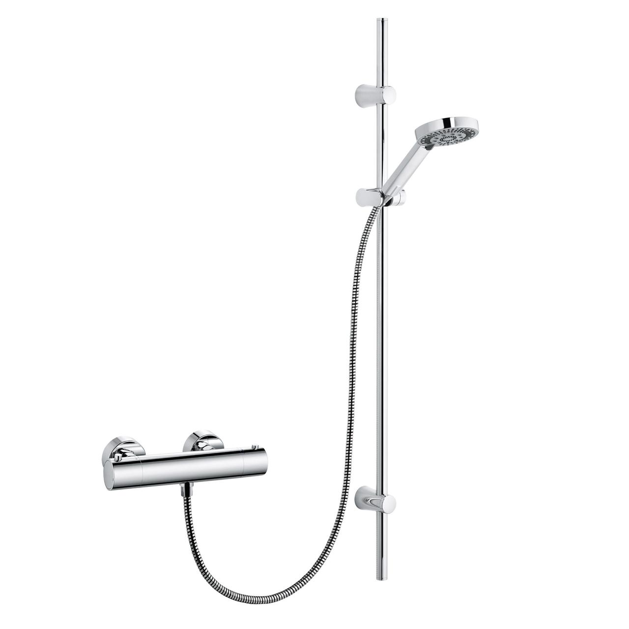 

Смеситель термостатический Kludi A-QA SHOWER-DUO с душевым гарнитуром (6209705-00)