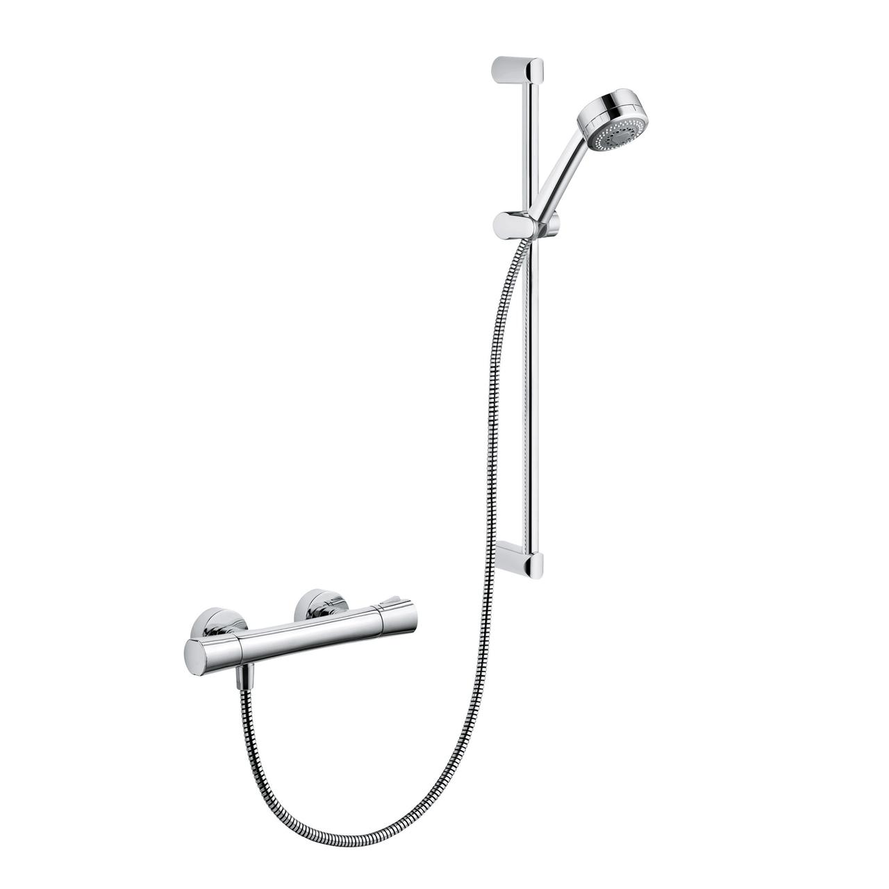 

Смеситель термостатический Kludi ZENTA SHOWER-DUO с душевым гарнитуром (6057605-00)