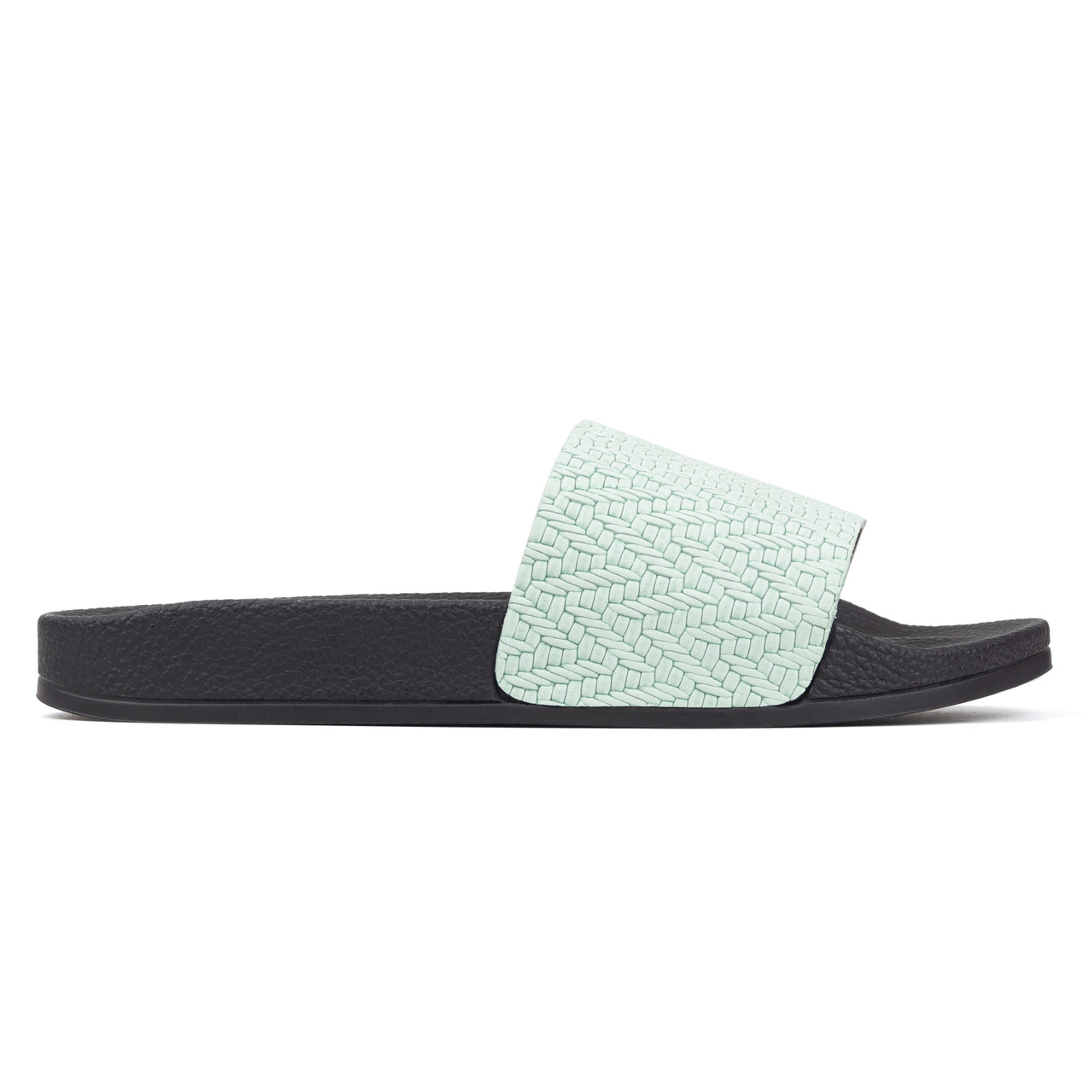 

Шлепанцы женские Woman's heel кожаные бирюзовые (О-901) 41