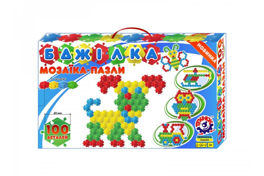 

Мозайка "Бджiлка" 100 дет. ТЕХНОК bublik (TР0141035)