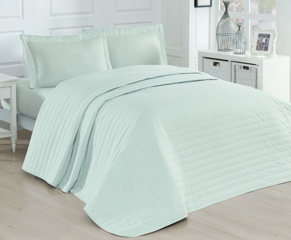 

Покрывало стеганое Eponj Home Monart Kapitoneli Mint 220х240