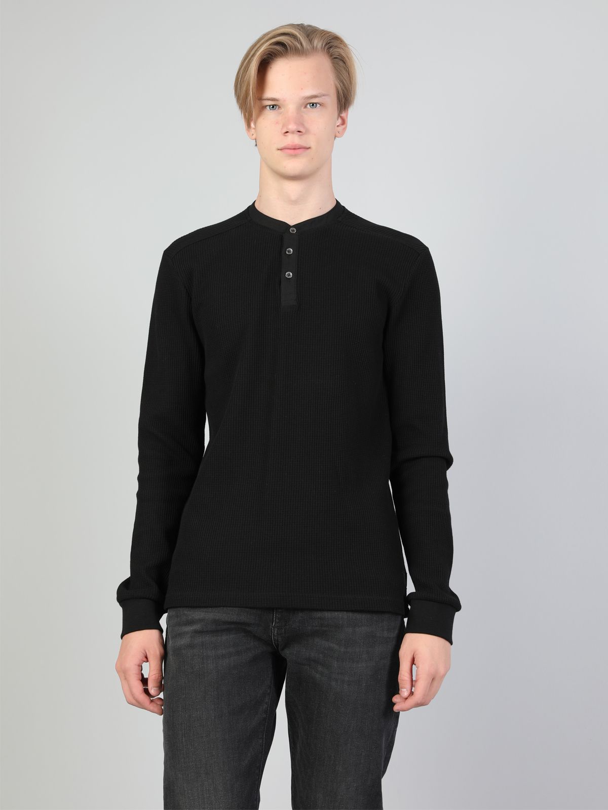 

Футболка с длинными рукавами Colin' CL1044381BLK, Футболка с длинными рукавами Colin's CL1044381BLK S