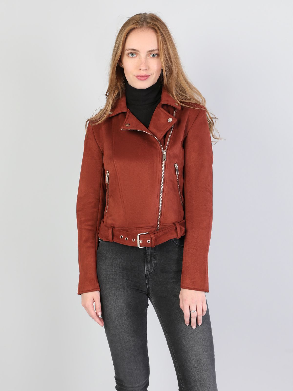 

Куртка из искусственной замши Colin's CL1044598COR L