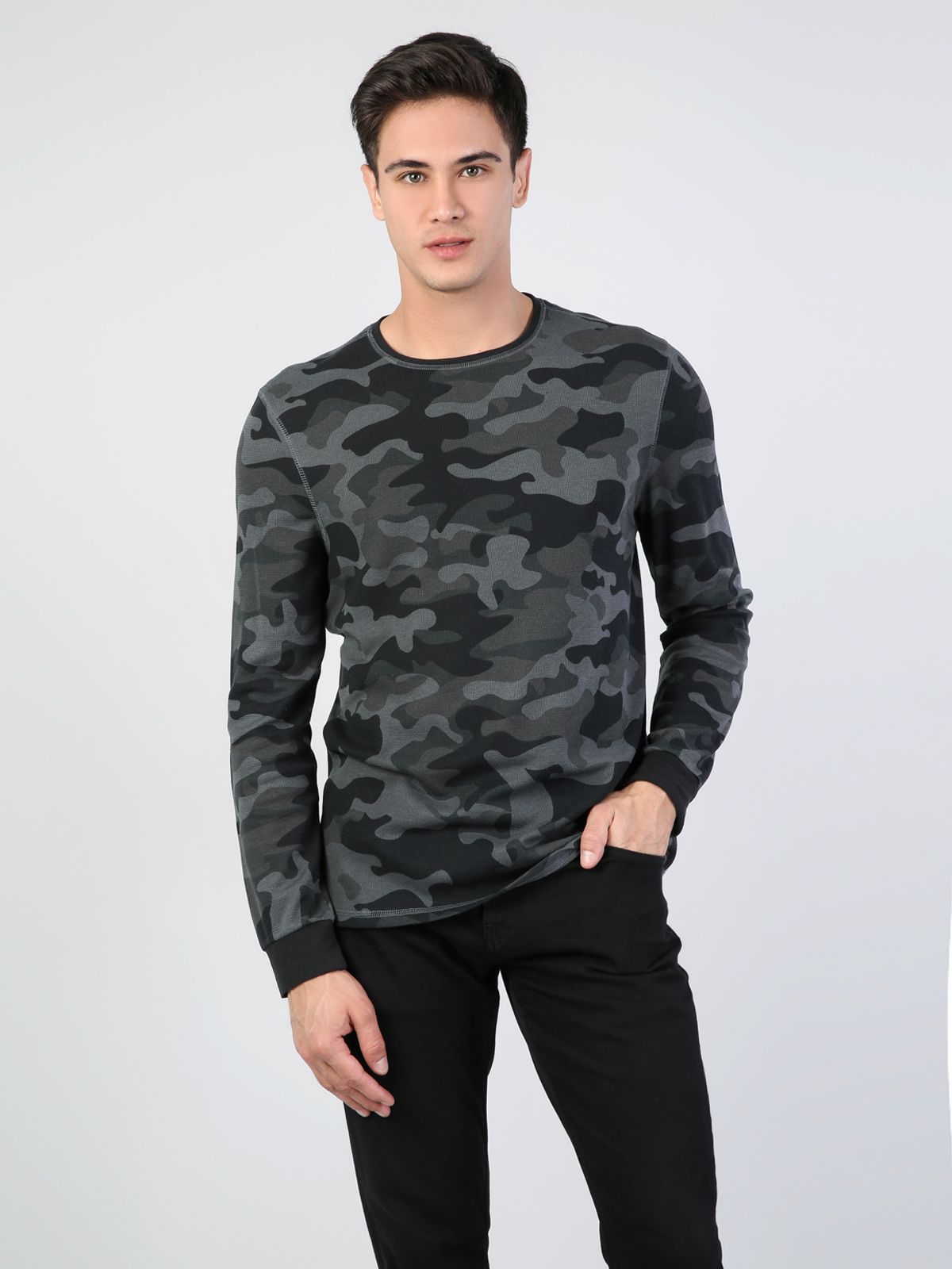 

Футболка с длинными рукавами Colin' CL1045515ANT, Футболка с длинными рукавами Colin's CL1045515ANT S