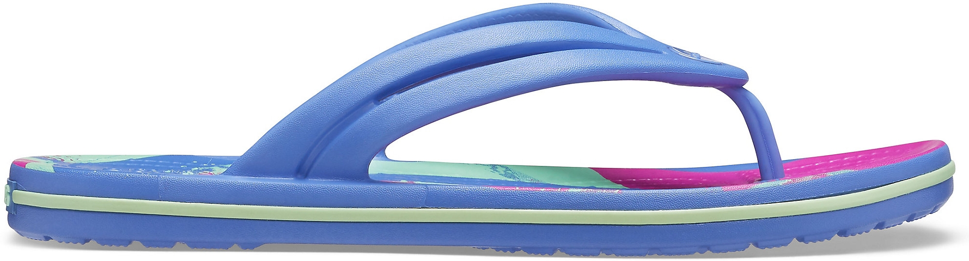 

Вьетнамки Crocs Jibbitz Crocband Ombreblock Flip W 206681-4RV-W7 37-38 23.8 см Lapis/Multi
