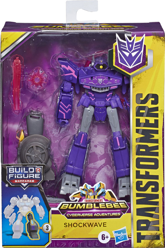 

Игровая фигурка Hasbro Transformers Кибервселенная Делюкс Шоквейв 12 см (E7053_E7098)