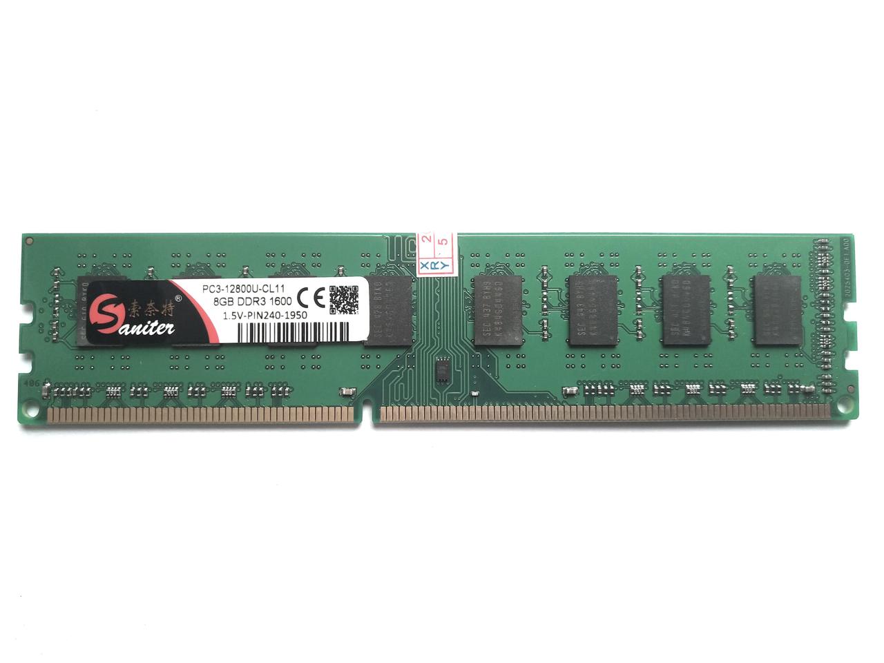 

Оперативная память Saniter DDR3 8Gb 1600MHz PC3-12800 AMD (№761)