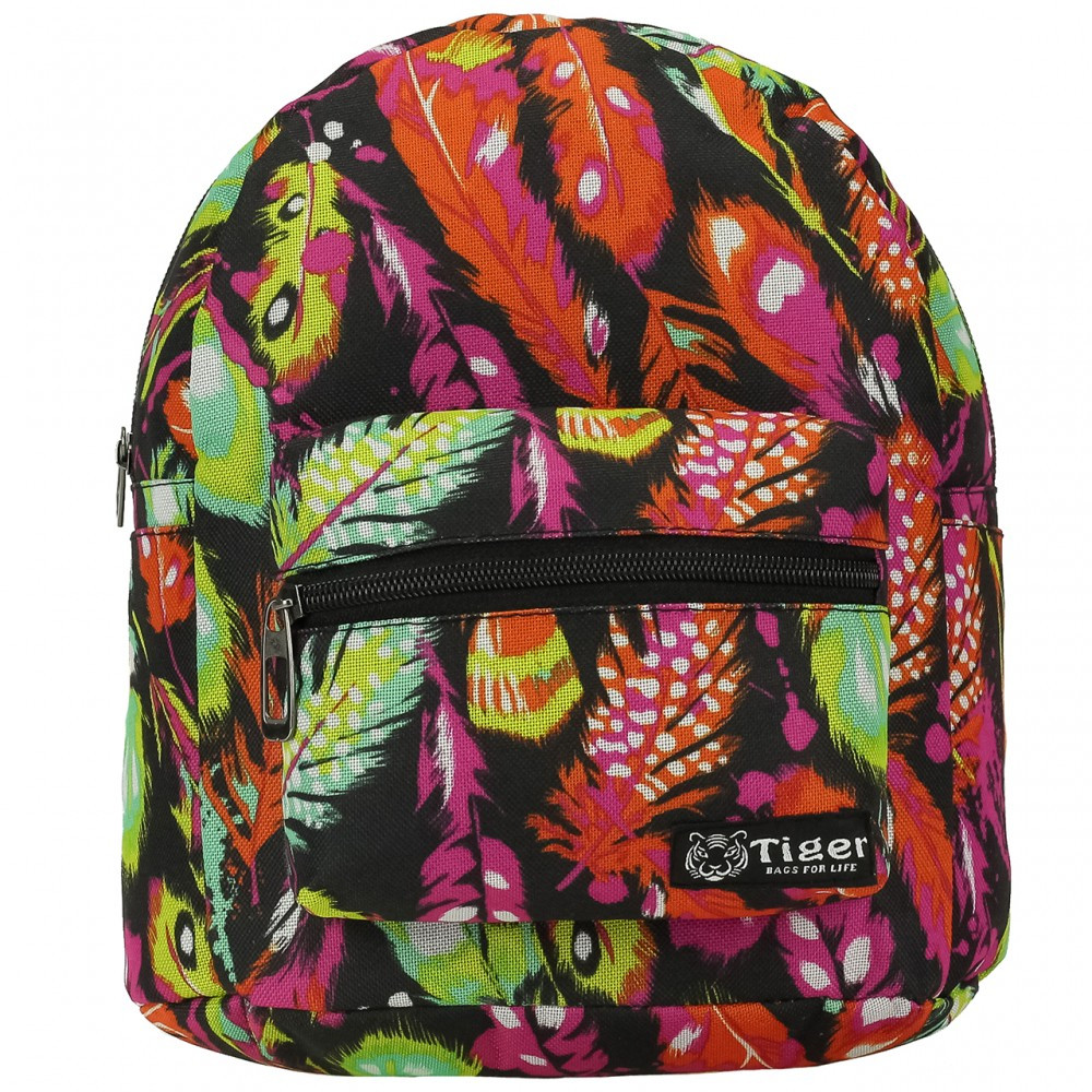 

Маленький рюкзак на 6,8 л Tiger Mini Print Перышки