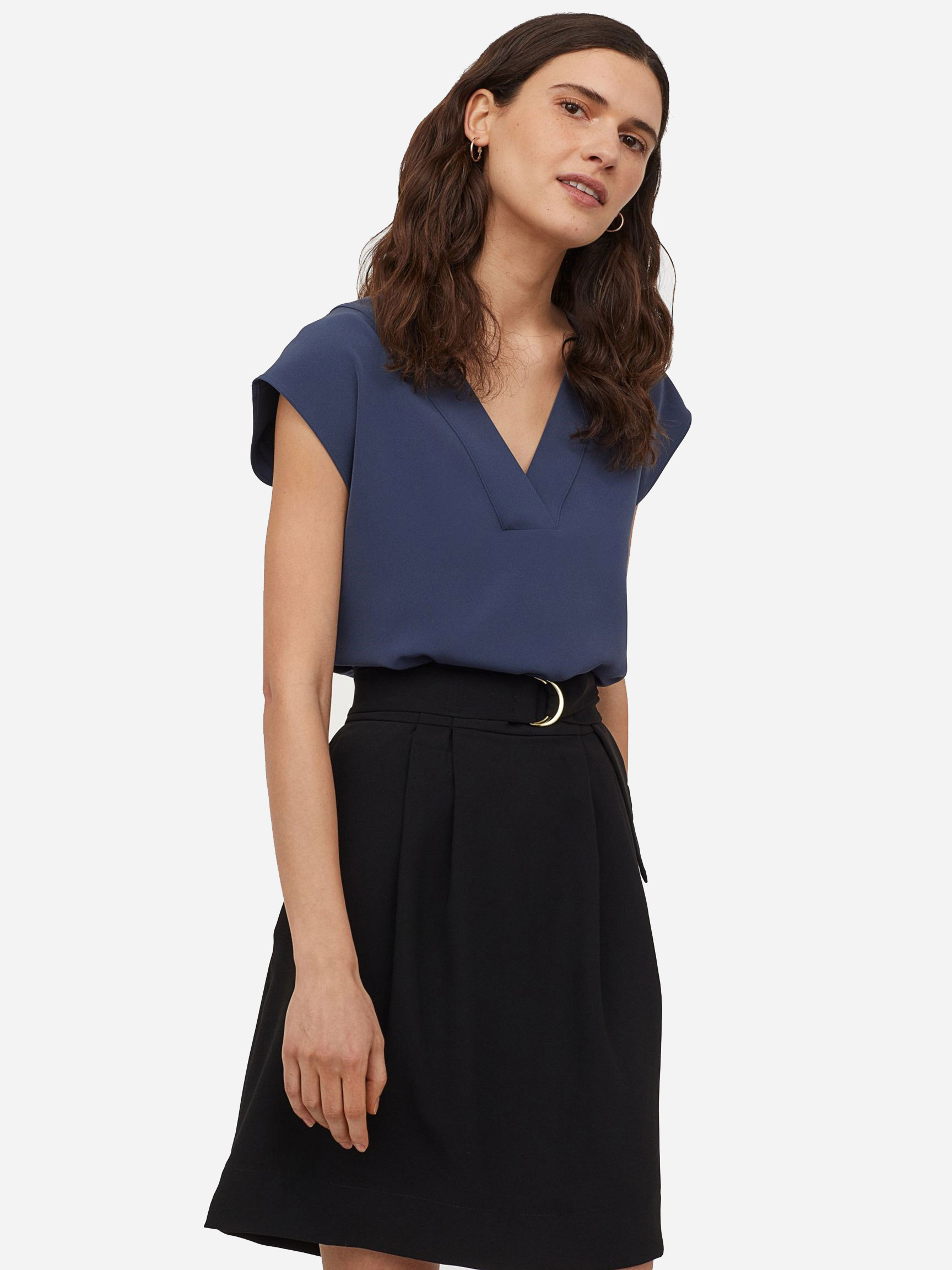 

Юбка H&M 77414807  Черная, Юбка H&M 77414807 46 Черная