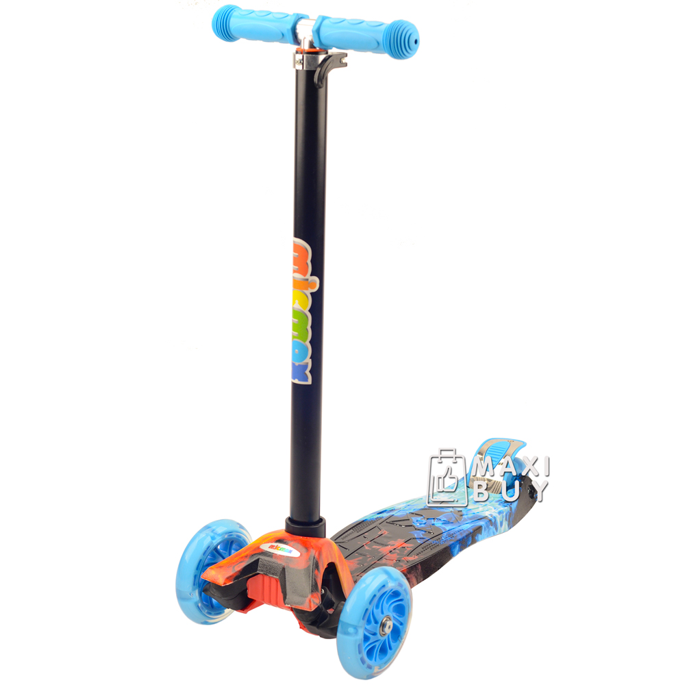 

Самокат детский ScooteX Scooter Maxi 3D Print Fire