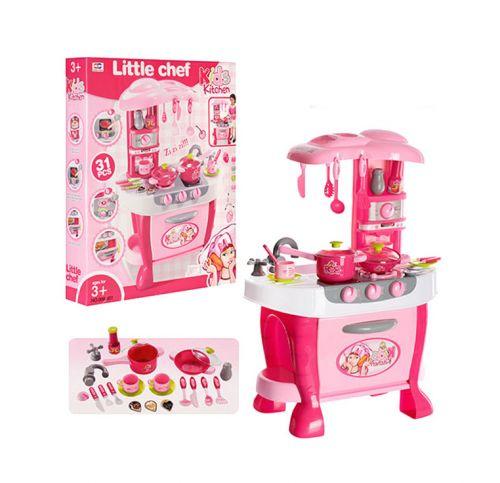 

Кухня с плитой и набором посуды Little chef Kronos Toys 008-801A (tsi_58359)