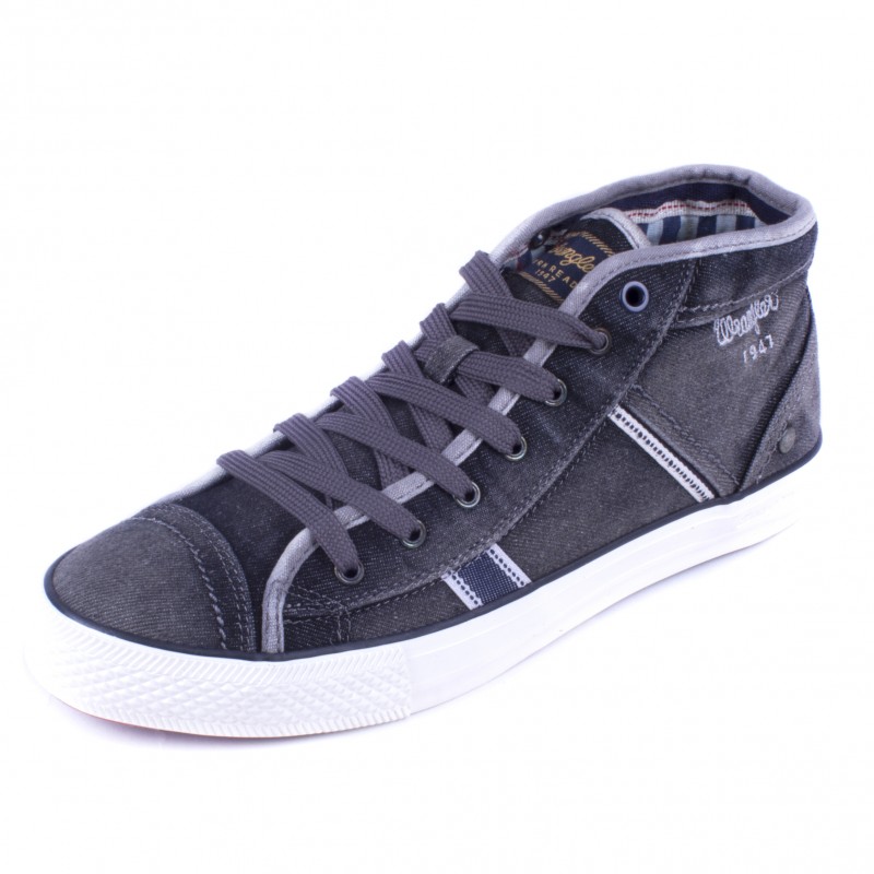 

Кеды Starry Mid Denim Wrangler WM181032-55 45 Серый