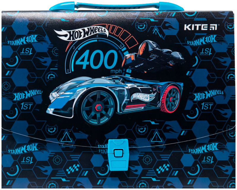 

Портфель-коробка для школьных принадлежностей Kite Hot Wheels A4 (HW20-209)