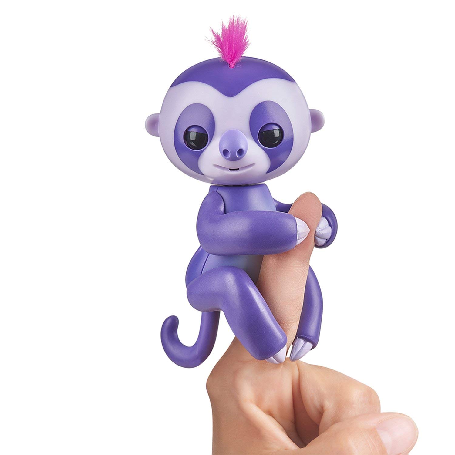 

Интерактивная ручная фигурка Фингерлингс ленивец Мардж Fingerlings WowWee Baby Sloth - Marge (Purple) - Interactive