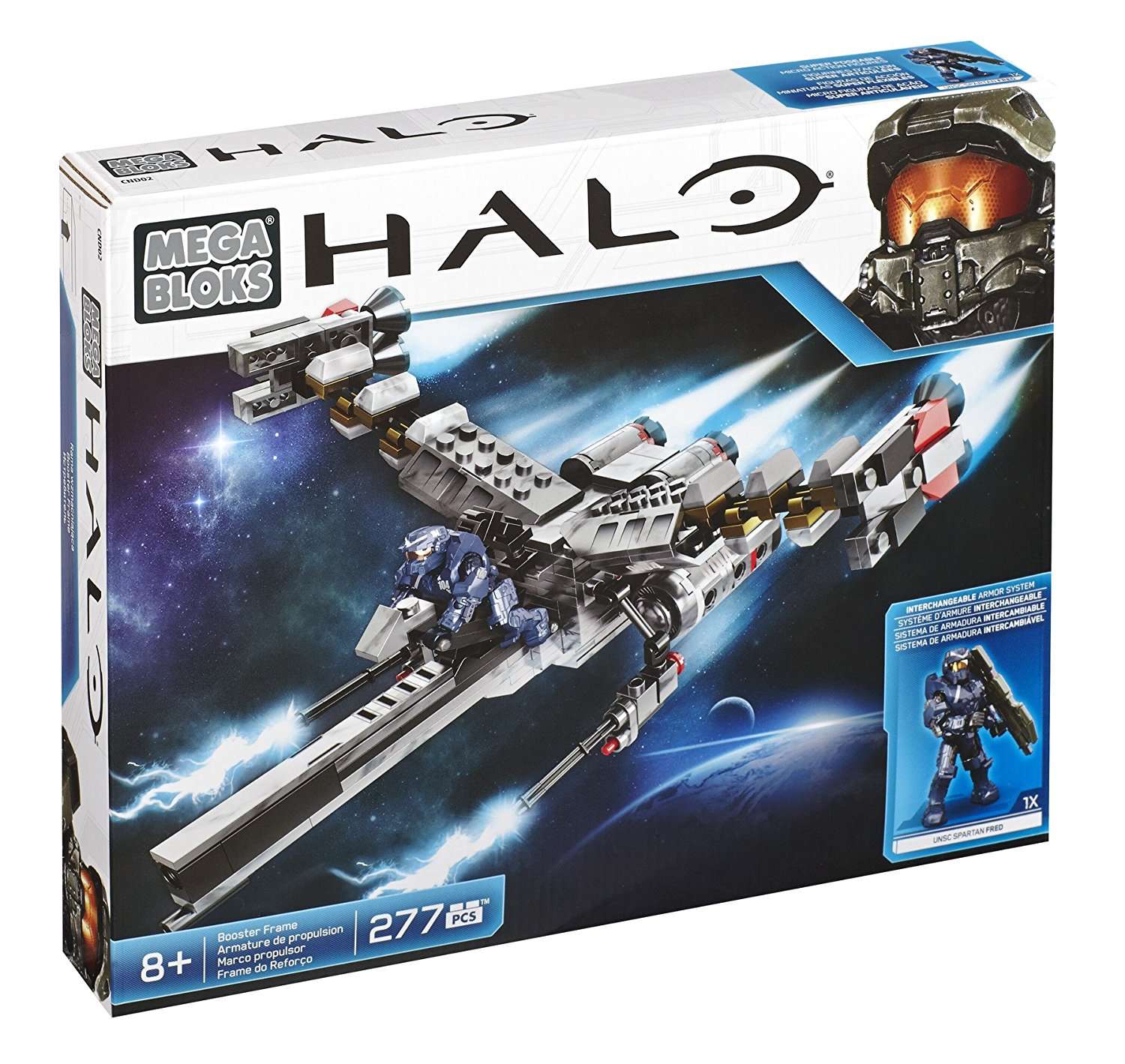 

Конструктор Бустер Фрейм, Mega Bloks Halo (277 дет.)