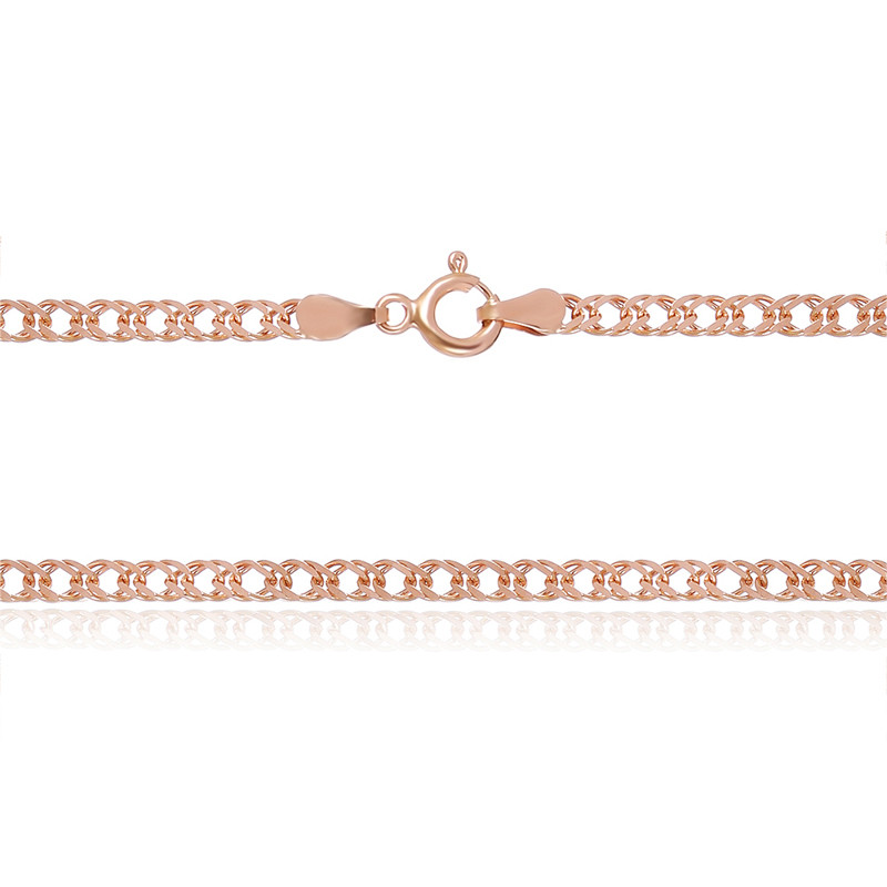 

Серебряная цепь Silvex925 позолоченная - 811Б 5/50, женская