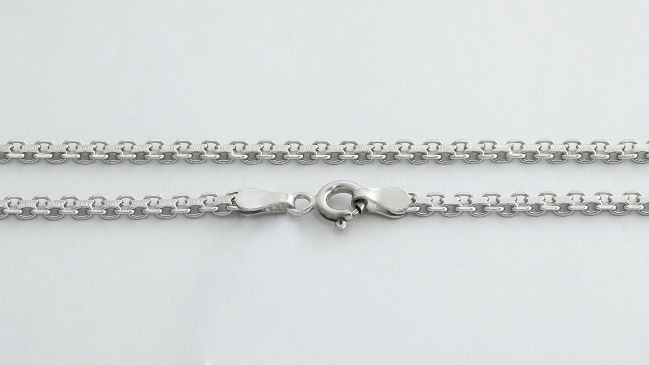 

Серебряная цепь Silvex925 родированная - 816Р 2/50, женская