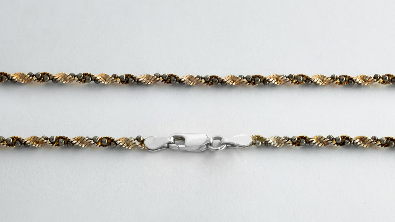 

Серебряная цепь Silvex925 родированная - 852Г 7/45, женская