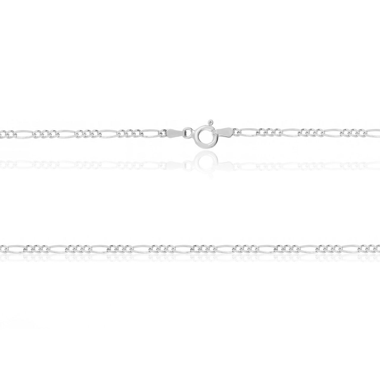

Серебряная цепь Silvex925 фигаро - 809 4/55, женская