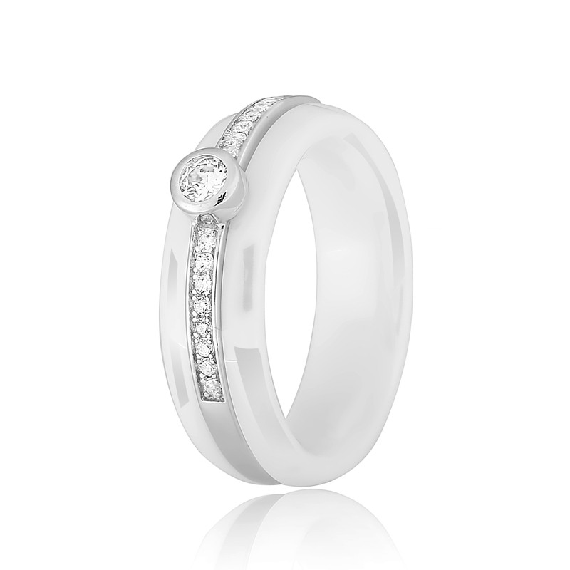 

Серебряное кольцо родированное Silvex925 К2ФК1/1000-17