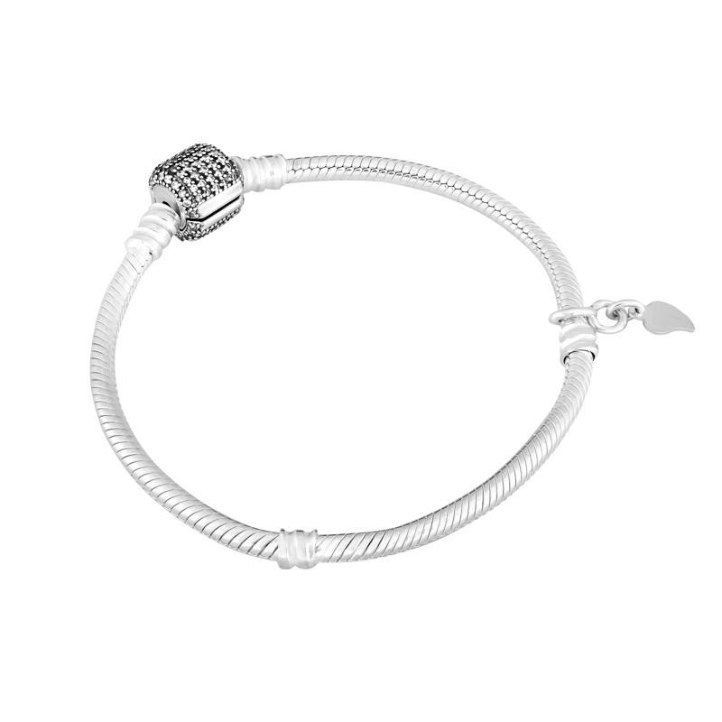 

Серебряный браслет с фианитом Silvex925 в стиле Pandora 700Ф/18,5