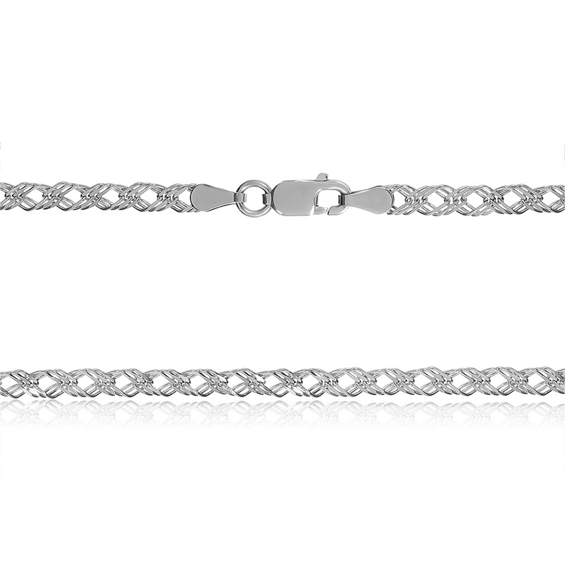 

Серебряная цепь Silvex925 родированная - 814Р 1/55, женская