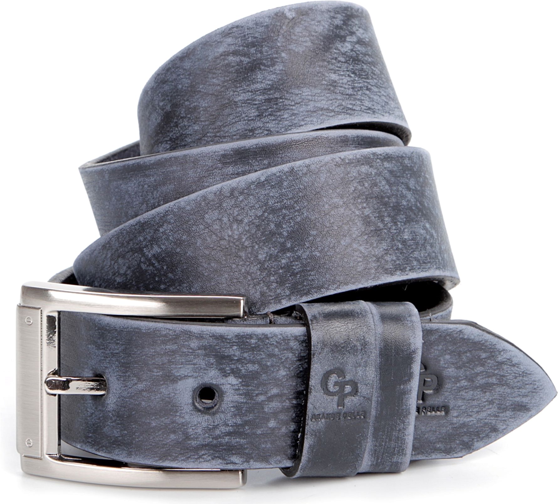 

Мужской ремень GRANDE PELLE leather-00868 Синий