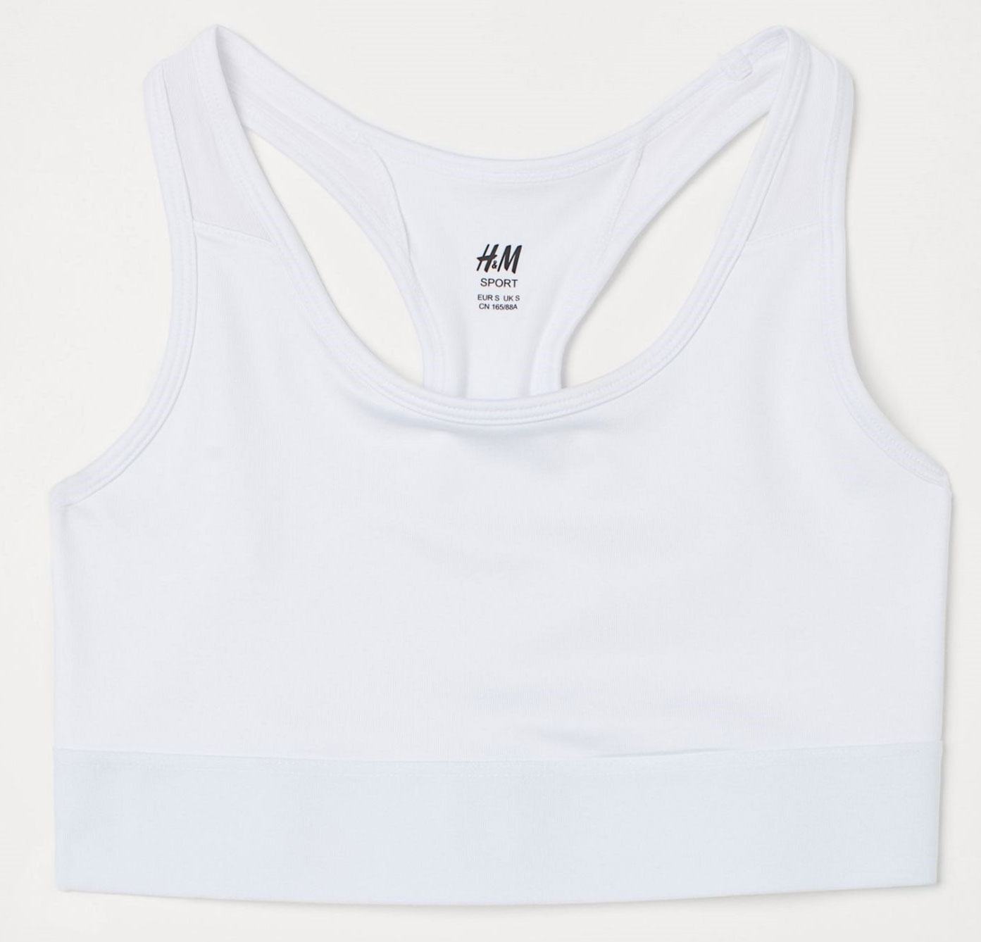 

Топ спортивный H&M 86508615 XS Белый