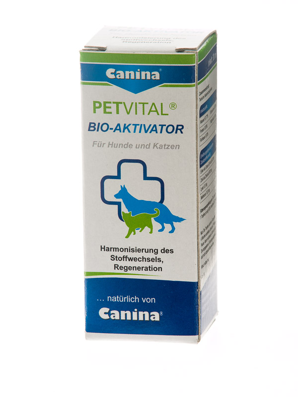 

Комплекс витаминов Canina PETVITAL Bio-Aktivator для собак и кошек с аминокислотами и железом 20 мл