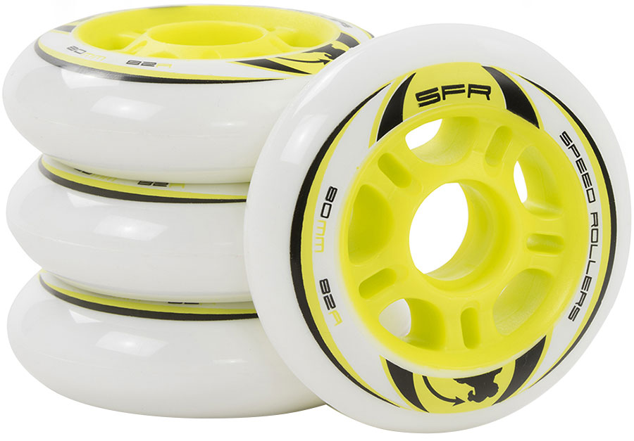 

Колеса для роликовых коньков SFR Inline Wheels 80/82A White 4 шт (SFR500-80)