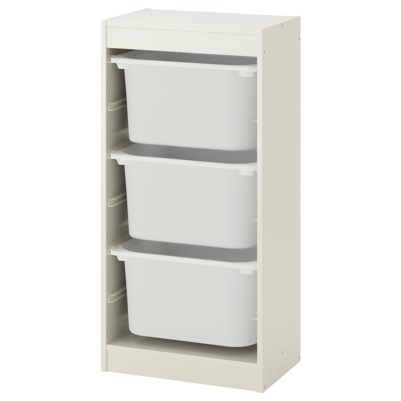

Комод для игрушек IKEA TROFAST 46x30x94 см белый (792.285.71)