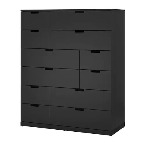 

Комод с 12 ящиками IKEA NORDLI 120x145 см антрацит (892.116.88)