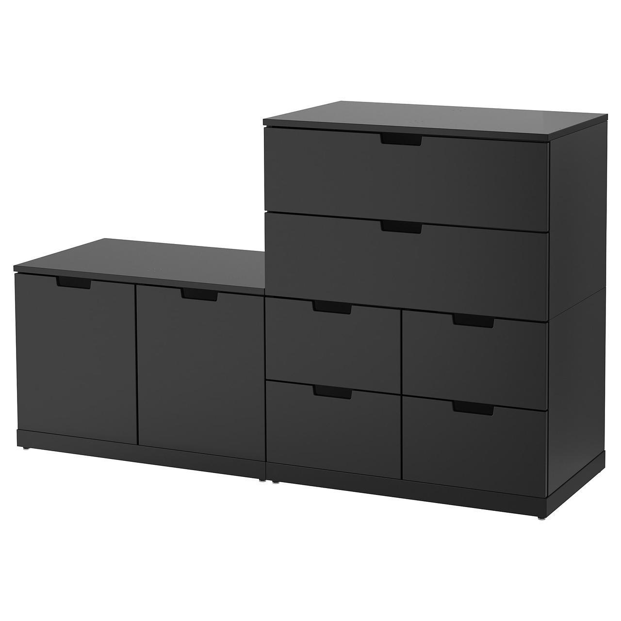 

Комод IKEA NORDLI 160x99 см 8 ящиков антрацит (392.765.83)