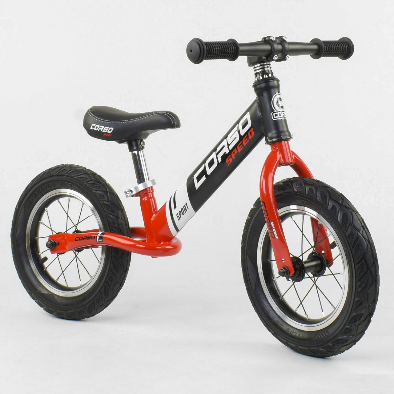

Беговел Corso 83712 Колеса надувные 12" Красный