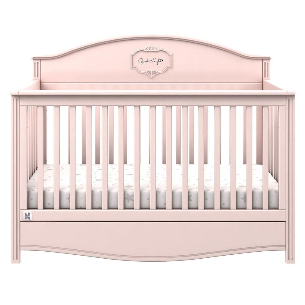 

Детская кроватка Bellamy Good Night Grey (серая) 140х70 см , трансформер от 0 до 5 лет + Бельевой ящик + Защитный борт