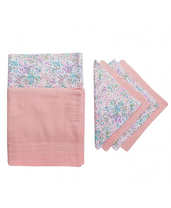 

Набор муслиновых пеленок Соtton Living Pink Dots