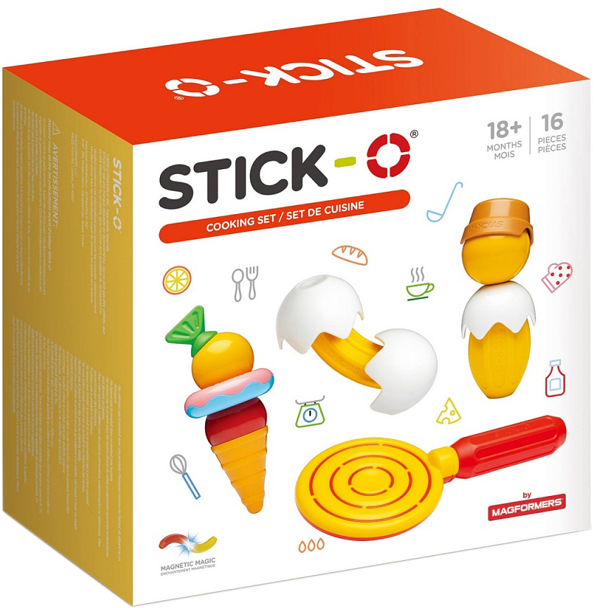 

Магнитный конструктор Stick-O Кухня 16 элементов (902001)