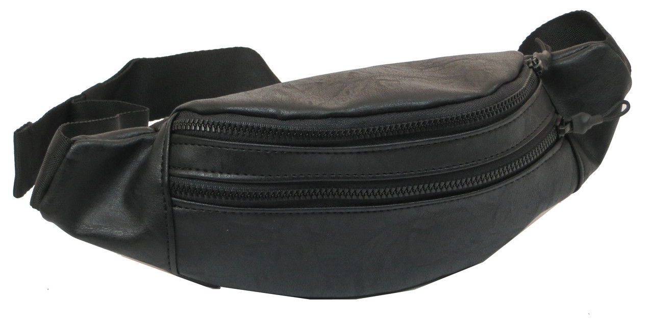 

Поясная сумка из эко кожи Wallaby black черная supersumka (TР0122905124)
