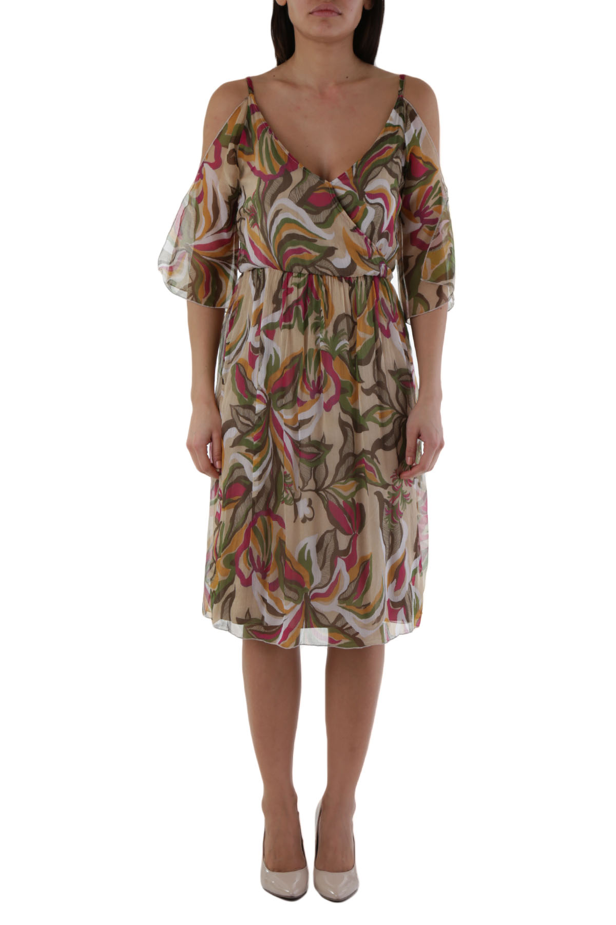 

Платье Cristina Gavioli Beige  бежевый, Платье Cristina Gavioli Beige 42 бежевый