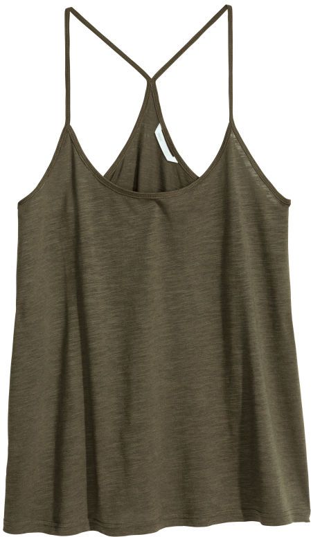 

Майка H&M 0200727 L Хаки