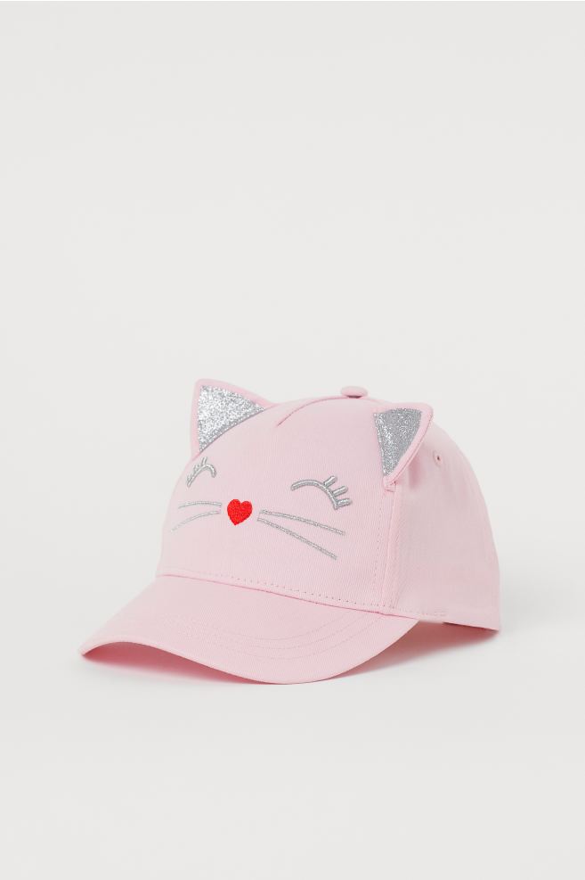 

Кепка с принтом H&M P-7015 50-51 см Светло-розовая (P-6910806230336)