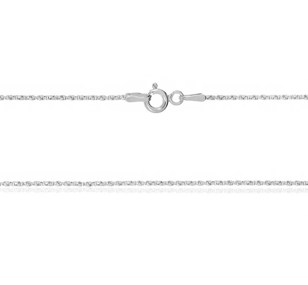 

Серебряная цепь Shkatulka венеция 806Р 2/45-0, размер 45