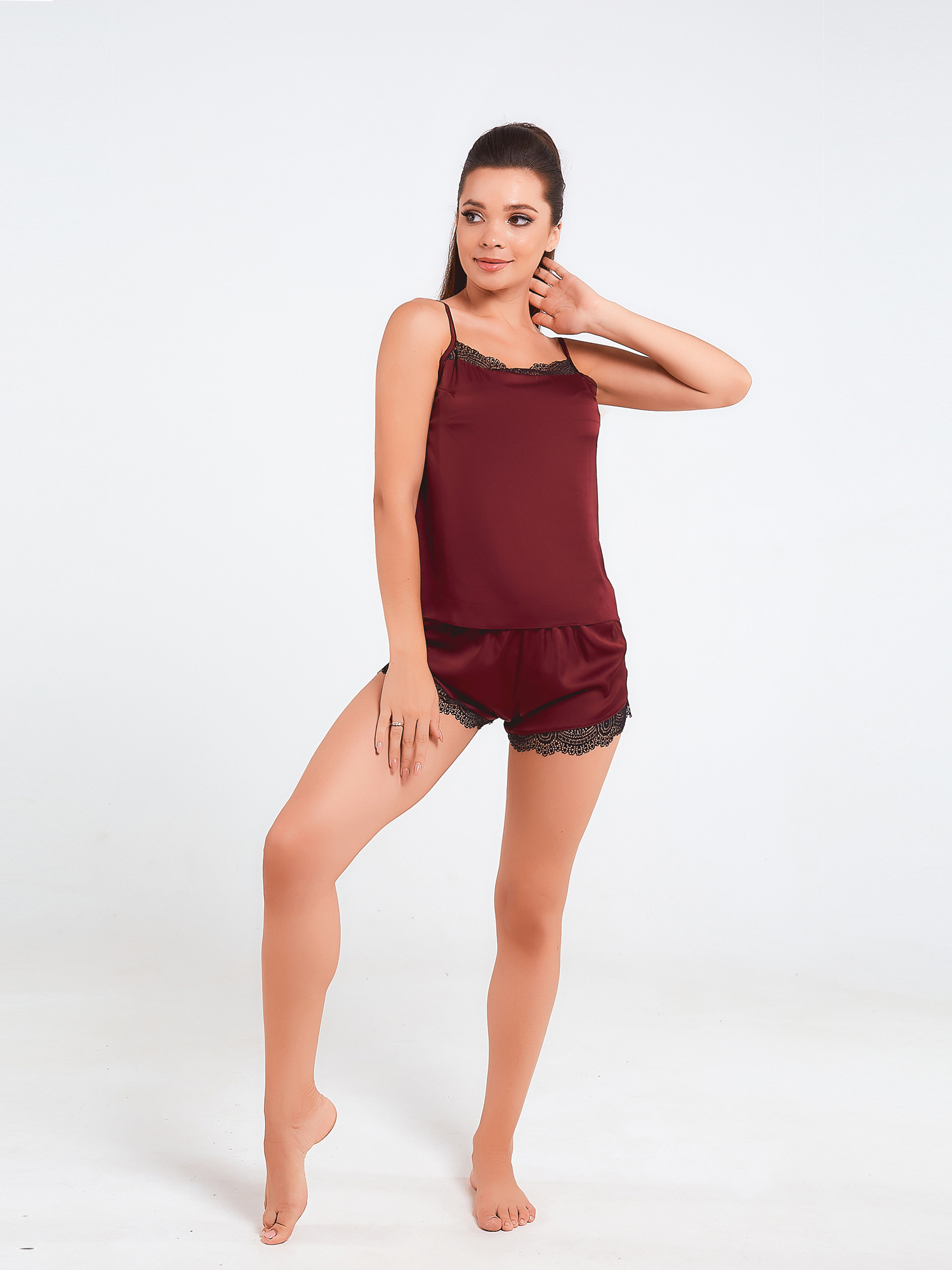 

Пижама BARWA garments 0244/245 S Бордовая